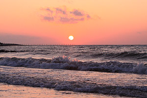 Sonnenuntergang über der Ostsee