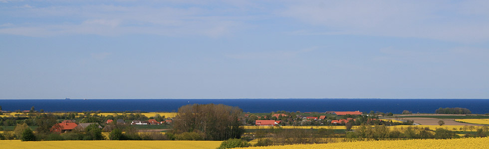 Ferienhaus Ness in Schwartbuck, Ostseeblick